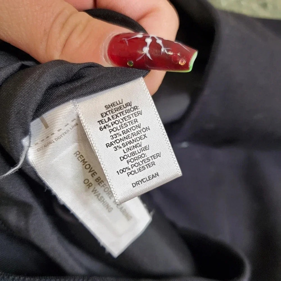 Loft Laser Cut Black Skirt - Picture 8 of 8